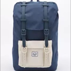 Herschel Little America Backpack - Navy & Cream